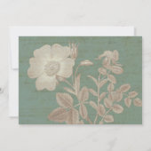 アンティークエレガントバラヴィンテージヴェルディグリスパティーナ 招待状 (裏面)