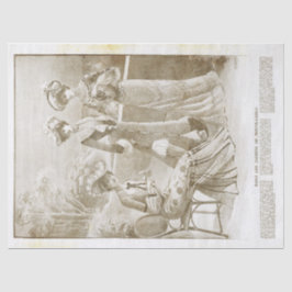 アンティークエレガントヴィンテージフランスのレディファッションベージュ 薄葉紙