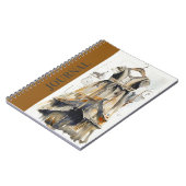 アンティークエレガントLBDリトルブラックドレスジャーナル ノートブック (左側)