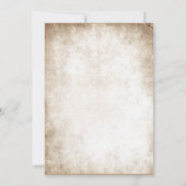 アンティークエンゲージメントパーティー招待状 招待状 (裏面)