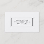 アンティークエンジェルケルブメイクアップアーティスト 名刺 (裏面)