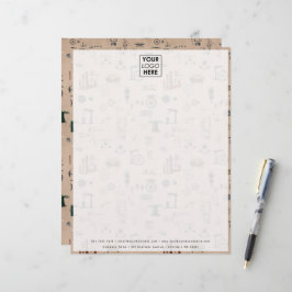 アンティークエンジニアリング機械科学クラフト レターヘッド