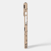 アンティークエンジニアリング機械科学パターン Case-Mate iPhoneケース (裏面 / 左)