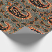 アンティークオリエンタルターキッシュペルシアペイズリーカーペット ラッピングペーパー (角)