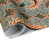 アンティークオリエンタルターキッシュペルシアペイズリーカーペット ラッピングペーパー (ロールコーナー)