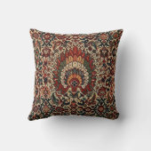 アンティークオリエンタルターキッシュペルシャカーペットラグ クッション (裏面)