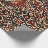 アンティークオリエンタルターキッシュペルシャカーペットラグ ラッピングペーパー (角)