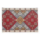 アンティークオリエンタルターキッシュペルシャカーペットラグ 枕カバー (裏面-右)