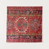 アンティークオリエンタルターキッシュペルシャカーペット タペストリー (正面(横))