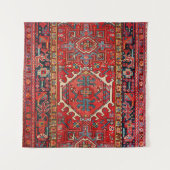 アンティークオリエンタルターキッシュペルシャカーペット タペストリー (正面)