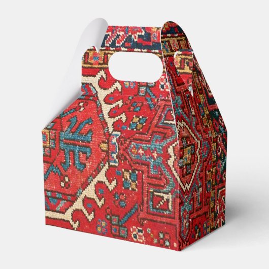 アンティークオリエンタルターキッシュペルシャカーペット フェイバーボックス (正面サイド)