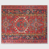 アンティークオリエンタルターキッシュペルシャカーペット ラッピングペーパー (フラット)