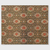 アンティークオリエンタルトルコのペルシャ柄 ラッピングペーパー (フラット)