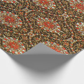 アンティークオリエンタルトルコのペルシャ柄 ラッピングペーパー (角)