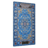 アンティークオリエンタルブルーターキッシュペルシャカーペットラグ クリップボード (右)