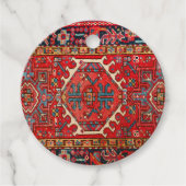 アンティークオリエンタルペルシアラグパーソナライズされた フェイバータグ (正面)