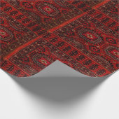 アンティークオリエンタルラグデザイン ラッピングペーパー (角)