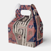 アンティークオリエンタルレッドトルコペルシャカーペット フェイバーボックス (裏面サイド)