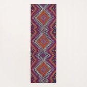 アンティークオリエンタル伝統的アルメニアドルパターンラグ ヨガマット (裏面)