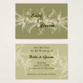 アンティークオリーブフローラ保存日付 (正面&裏面)