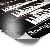 アンティークオルガンスコティの城写真プリント フォトプリント (角)