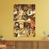 アンティークオーナメント キャンバスプリント (インサイチュ (リビング))