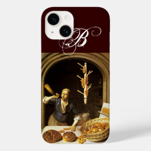 アンティークオーブンベイカー,ベーカリーパン店モノグラム Case-Mate iPhone 14ケース