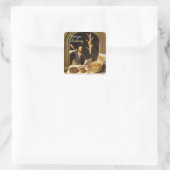 アンティークオーブンベイカー，ベーカリーパン店 スクエアシール (バッグ)