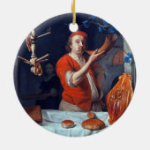 アンティークオーブンベイカー，ベーカリーパン店 セラミックオーナメント (裏面)