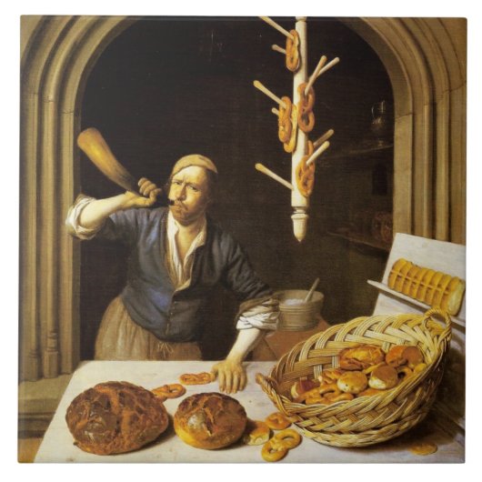 アンティークオーブンベイカー,ベーカリーパン店 タイル (正面)