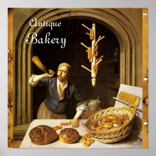 アンティークオーブンベイカー,ベーカリーパン店 ポスター (正面)