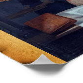 アンティークオーブンベイカー，ベーカリーパン店 ポスター (角)