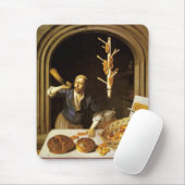 アンティークオーブンベイカー，ベーカリーパン店 マウスパッド (マウス)