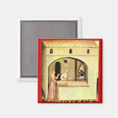 アンティークオーブンベイカー,ベーカリーパン店 マグネット (正面/裏面)