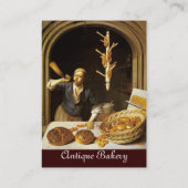 アンティークオーブンベイカー，ベーカリーパン店 名刺 (裏面)