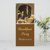 アンティークオーブンベーカリー朝食パーティー 招待状 (スタンド正面)