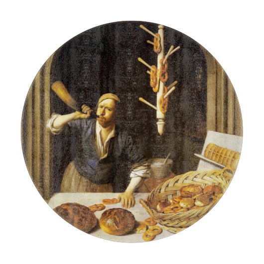 アンティークオーブンベーカー、ベーカリーパン店 カッティングボード (正面)