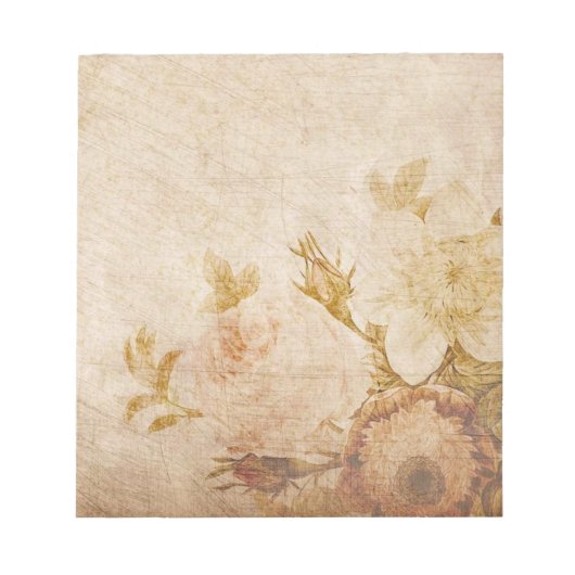 アンティークオールドノート紙 ノートパッド (正面)