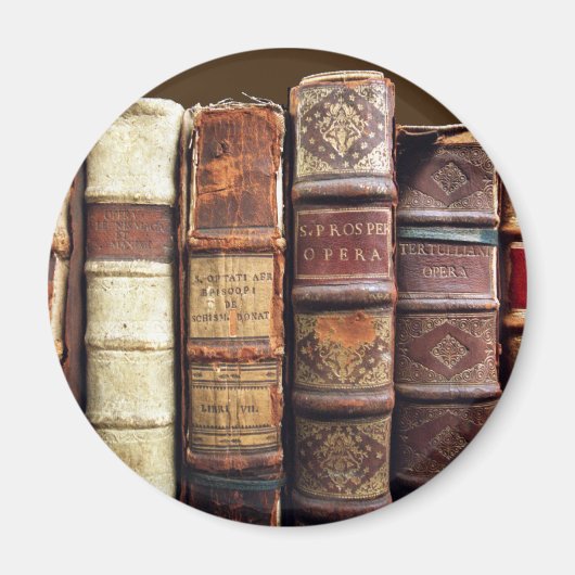 アンティークオールドブックスヴィンテージトームギフト マグネット (正面)