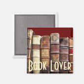 アンティークオールドブックスヴィンテージトームギフト マグネット (正面/裏面)