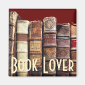 アンティークオールドブックスヴィンテージトームギフト マグネット (正面)