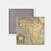 アンティークオールドワールドジェラルダスのメルカトル地図アフリカ マグネット (正面/裏面)