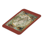 アンティークオールドワールドマップザアメリカズテオドール・ド・ブリー マグネット (左側)