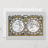 アンティークオールドワールドマップバイクロードオーガストベレー (正面)