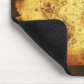 アンティークオールドワールドマップマウスパッド マウスパッド (コーナー)