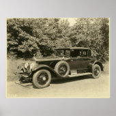 アンティークオールドヴィンテージカー – プリント (正面)