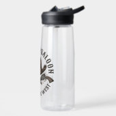 アンティークカウボーイガン名を追加Old Wild West Saloon ウォーターボトル (左面)