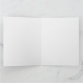 アンティークカクラシックーズブルー誕生日ビッグカード カード (内部)