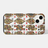 アンティークカジノカード iPhoneケース (裏面横)