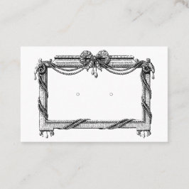 アンティークカスタムスタッドイヤリングジュエリー表示カード 予約カード